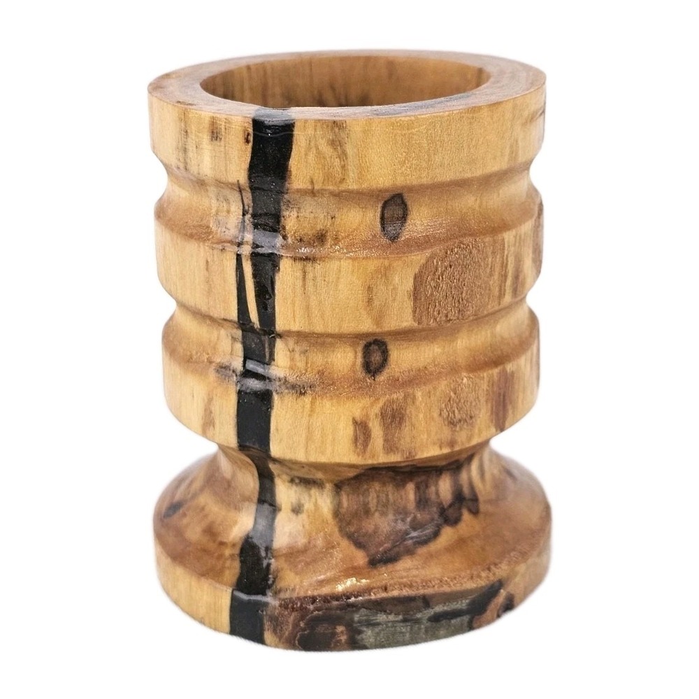Handcrafted Cherry Wood Holder‎ Handmade Decor Jewelry Cup Coin Dish Toothpicks